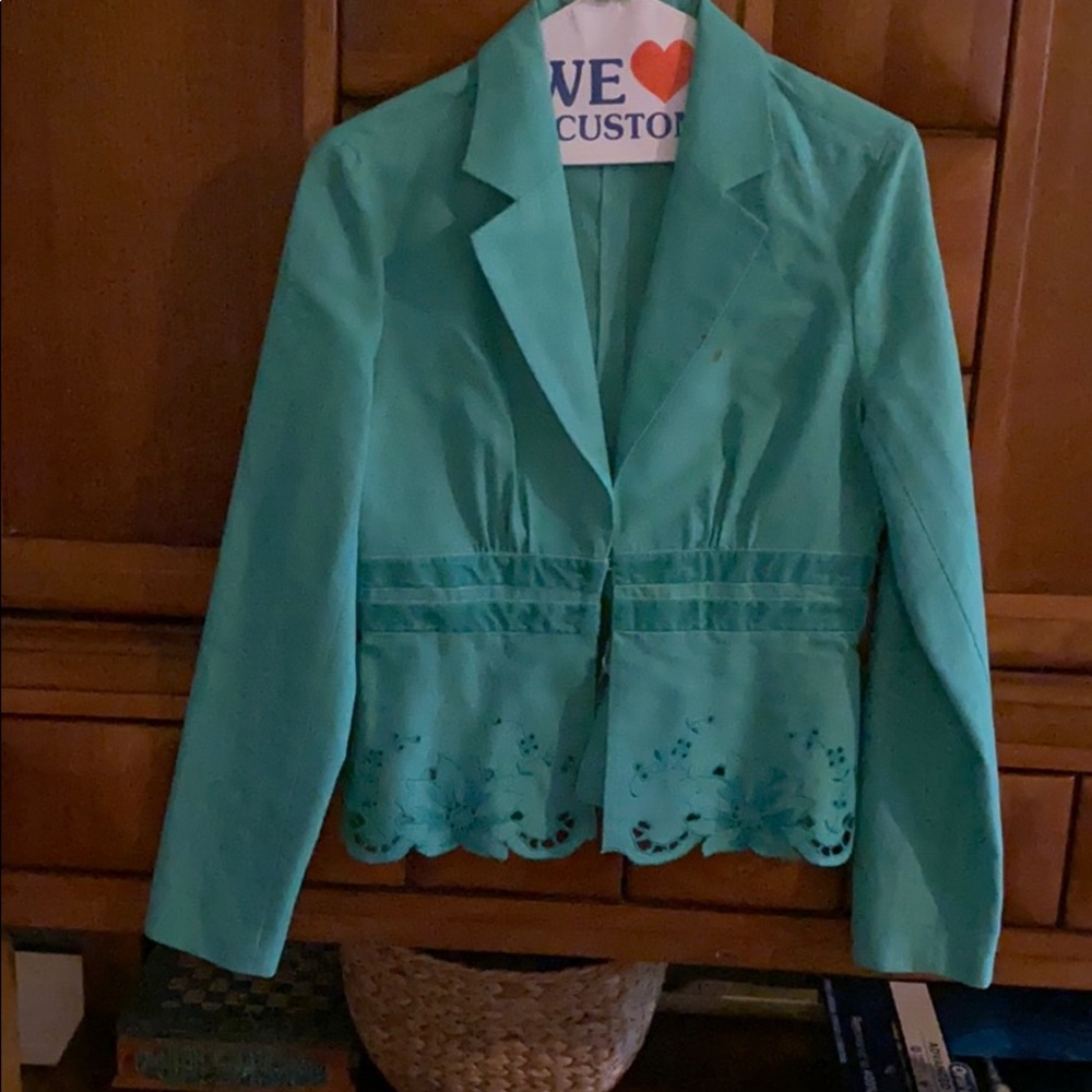Pretty mint green jacket